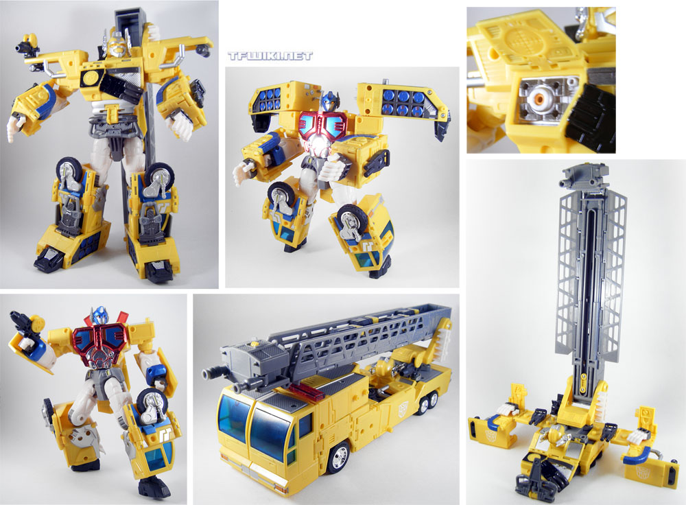 Robots in Disguise 2001 Optimus Prime but he&rsquo;s yellow